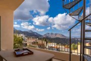 Mirsini MIT VIDEO! Kreta, Mirsini: Dorfhaus mit 2 Apartments und Dachterrasse, Meer- und Bergblick zu verkaufen Haus kaufen